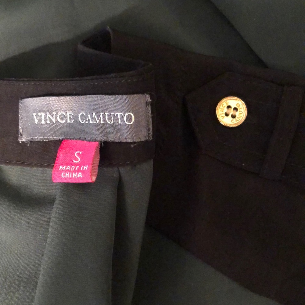 •Vince Camuto• green & black blouse EUC!! - Picture 6 of 8